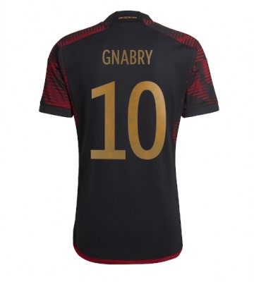 Tyskland Serge Gnabry #10 Replika Udebanetrøje VM 2022 Kortærmet
